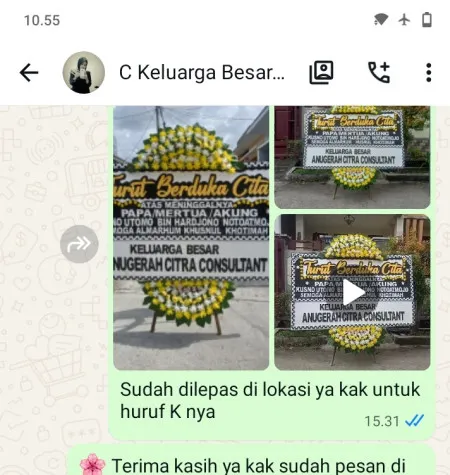 Pengiriman Papan Bunga Duka Pogungrejo Bayan